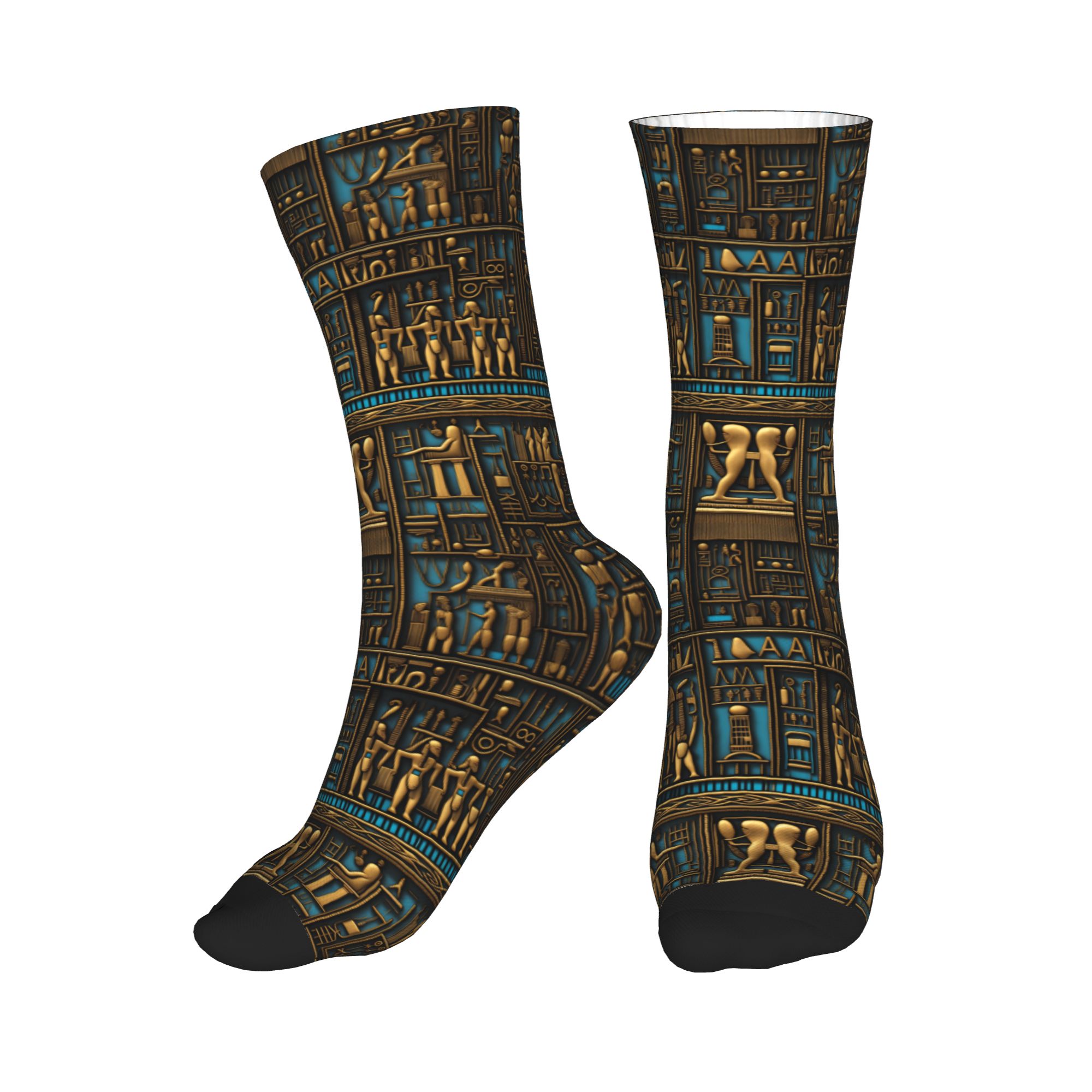 Funny Men's Egyptian Hieroglyp - огляд і ціна Dress Sock Men