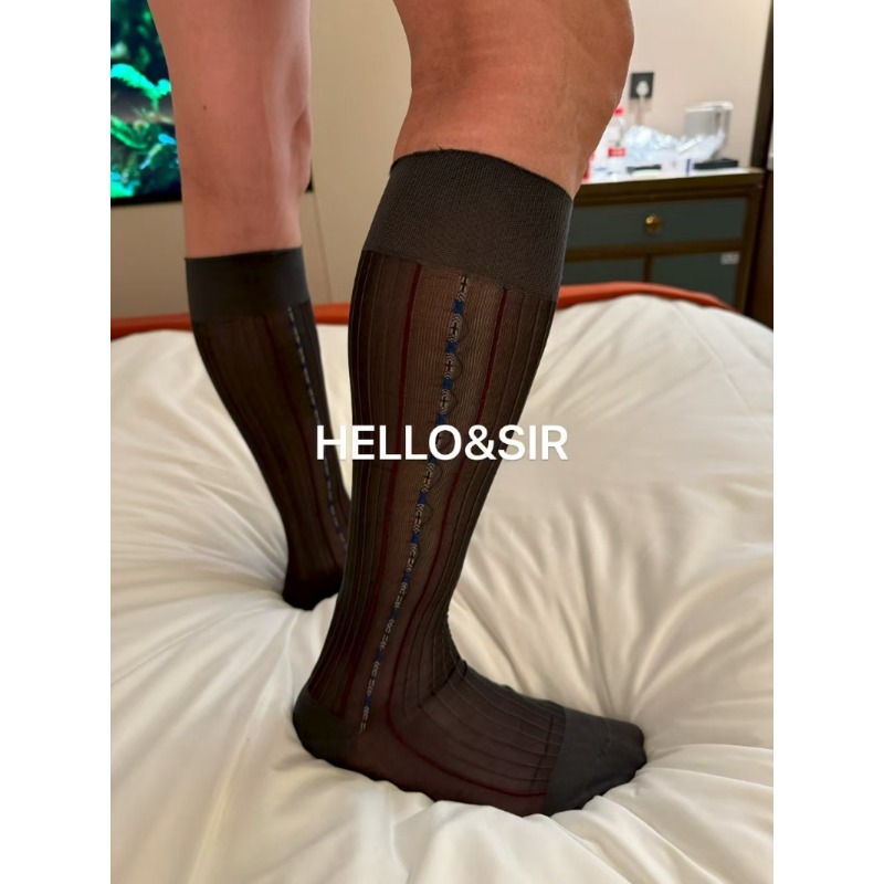 New Brand Men Socks Man Knee H - огляд і ціна Dress Sock Men