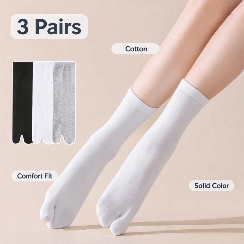 3 Pairs/Lot Unisex Cotton Spli - огляд і ціна Toe Sock Split