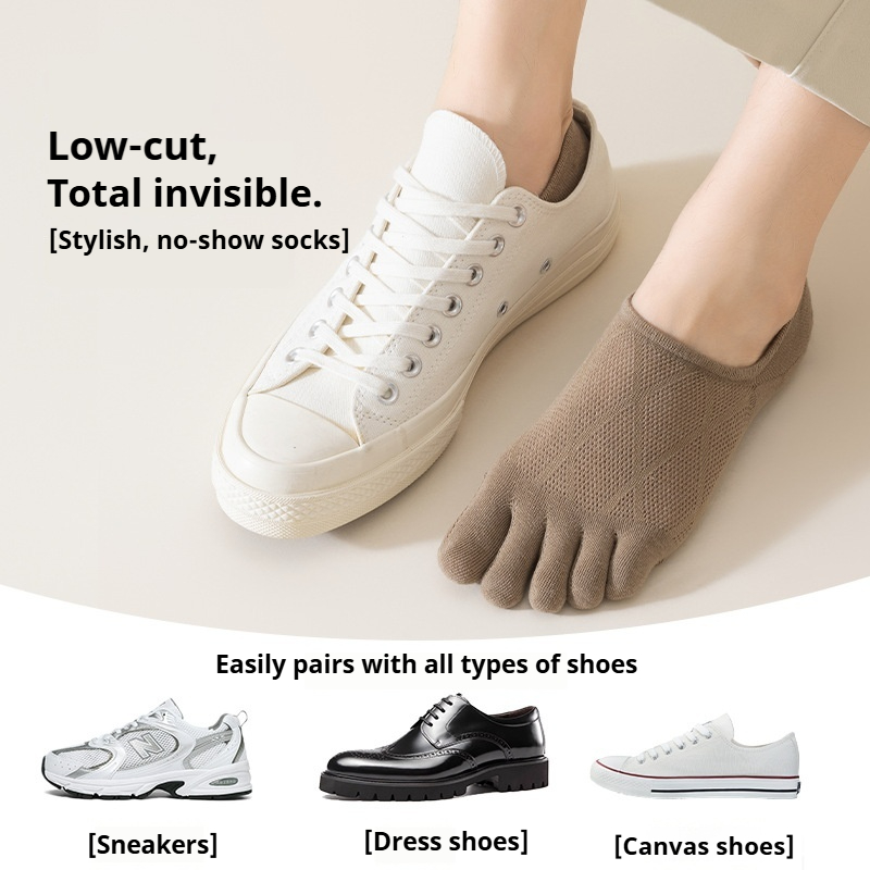 Men's Five Toe Cotton Short So - огляд і ціна Toe Sock Split