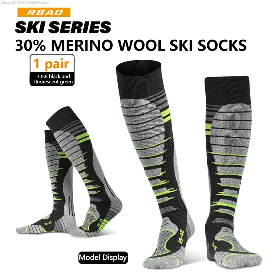 1 Pair Merino Wool Knee High S - огляд і ціна Thermal Sock Winter