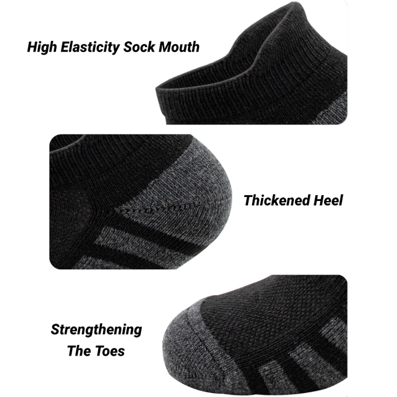 Men And Women 3 Pairs Low Cut  - огляд і ціна Athletic Sock Cushion